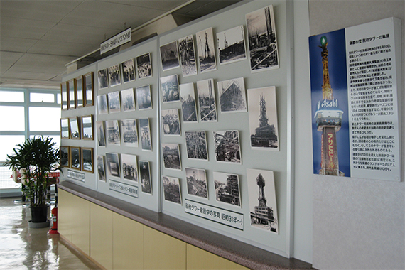 別府タワーの歴史写真掲示